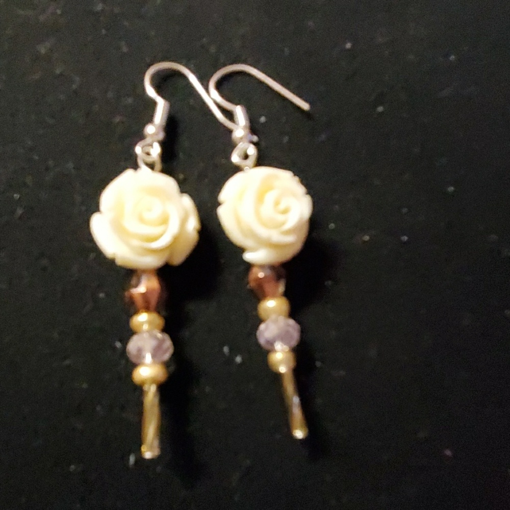 Rose Earrings